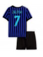 Billige Inter Milan Piotr Zielinski #7 Hjemmedraktsett Barn 2025-26 Kortermet (+ Korte bukser)